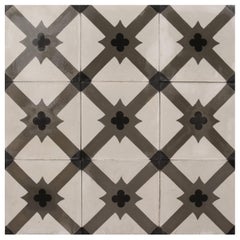 Vintage Reclaimed Patterned Encaustic Floor Tiles