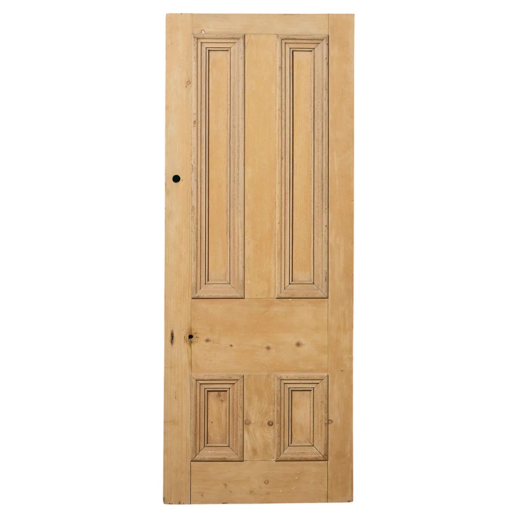 Reclaimed Pine 4-Panel Front Door
