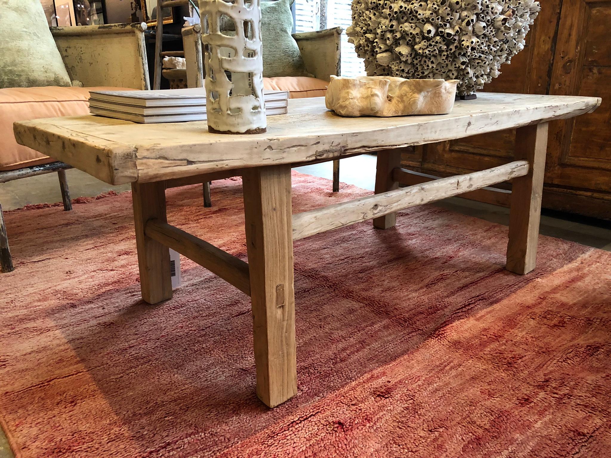 Reclaimed Pine Coffee Table For Sale at 1stDibs