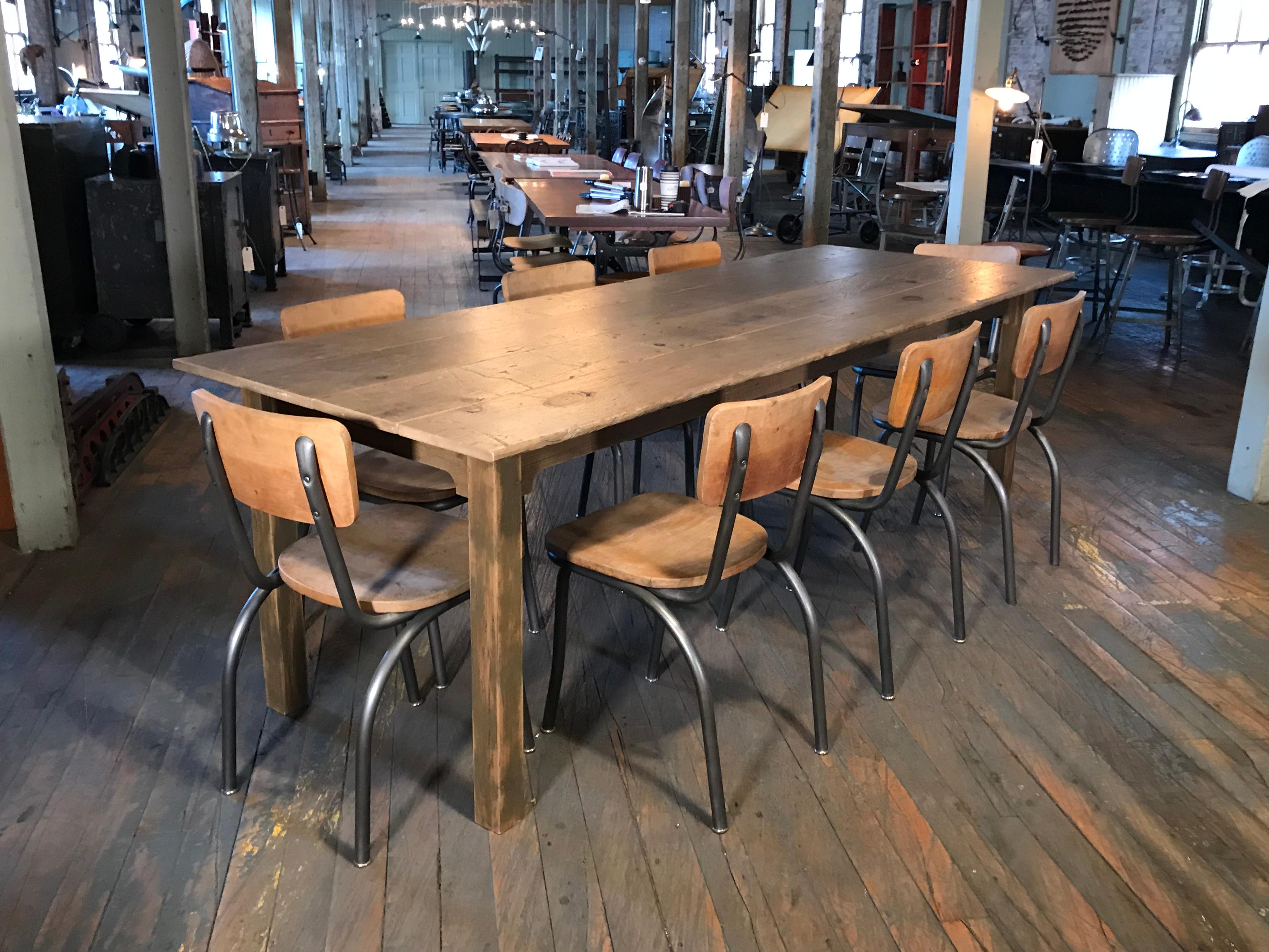 Reclaimed Pine Harvest Table 1