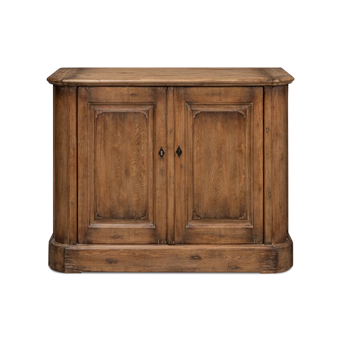 Reminiscent of a storied European past, this exquisite piece is crafted from reclaimed pine, it showcases a graceful antiqued warm brown finish, lending it a serene country style with rustic elegance.

Perfectly sized at 47