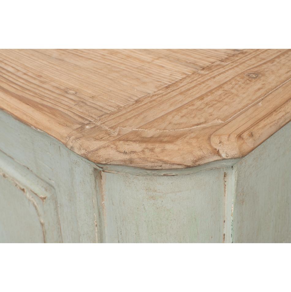 Reclaimed Pine Sage Buffet Sideboard For Sale 1