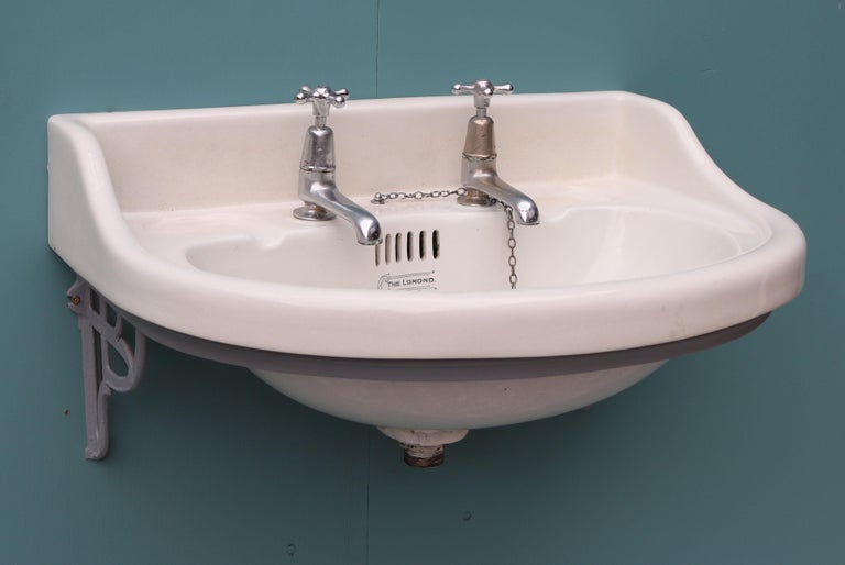 Reclaimed Porcelain Wash Basin / Sink at 1stDibs reclaimed basin