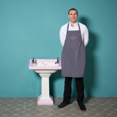 Reclaimed Pountney & Co Art Deco Pedestal Sink