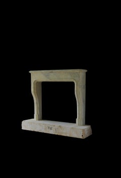 Reclaimed rare marble fireplace mantel