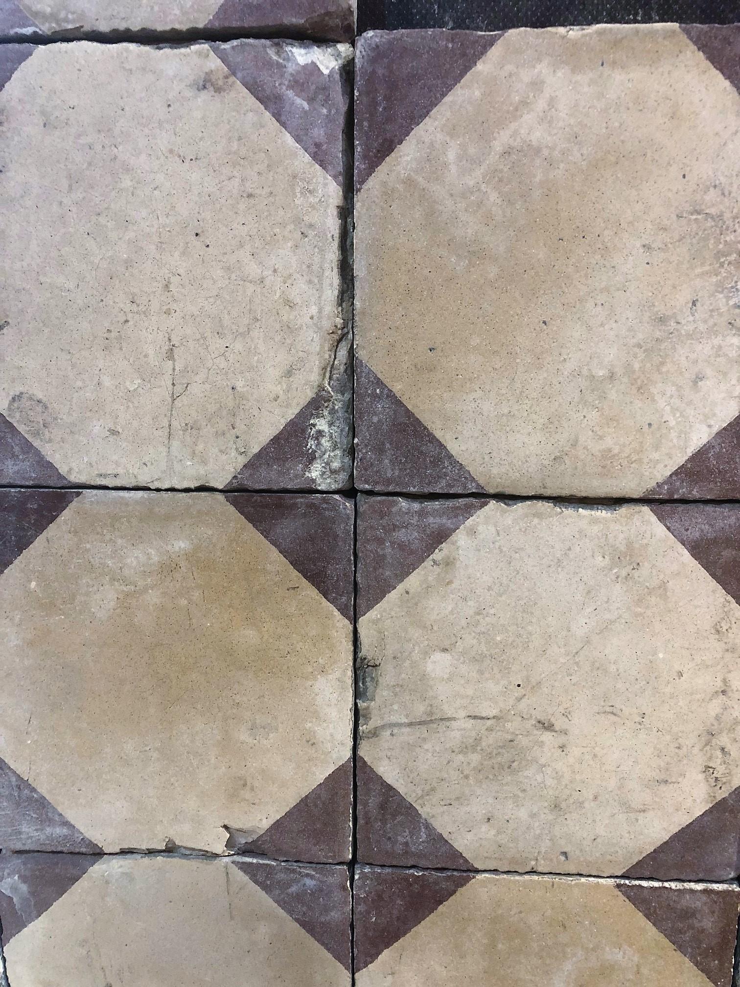 octagonal tile flooring