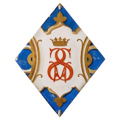 Reclaimed Royal Monogram Diamond Tile