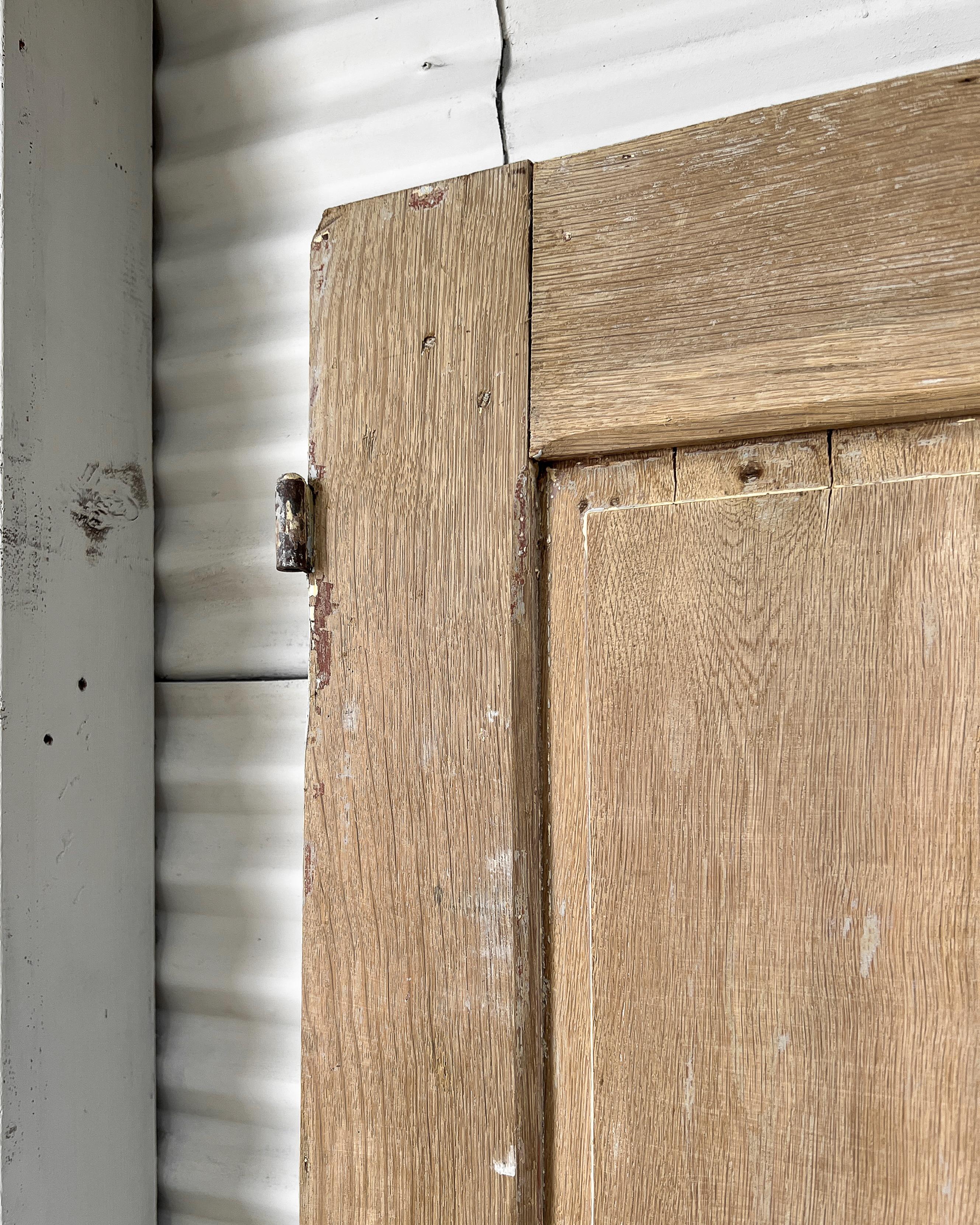 Reclaimed Rustic Oak French Exterior Doors For Sale 8