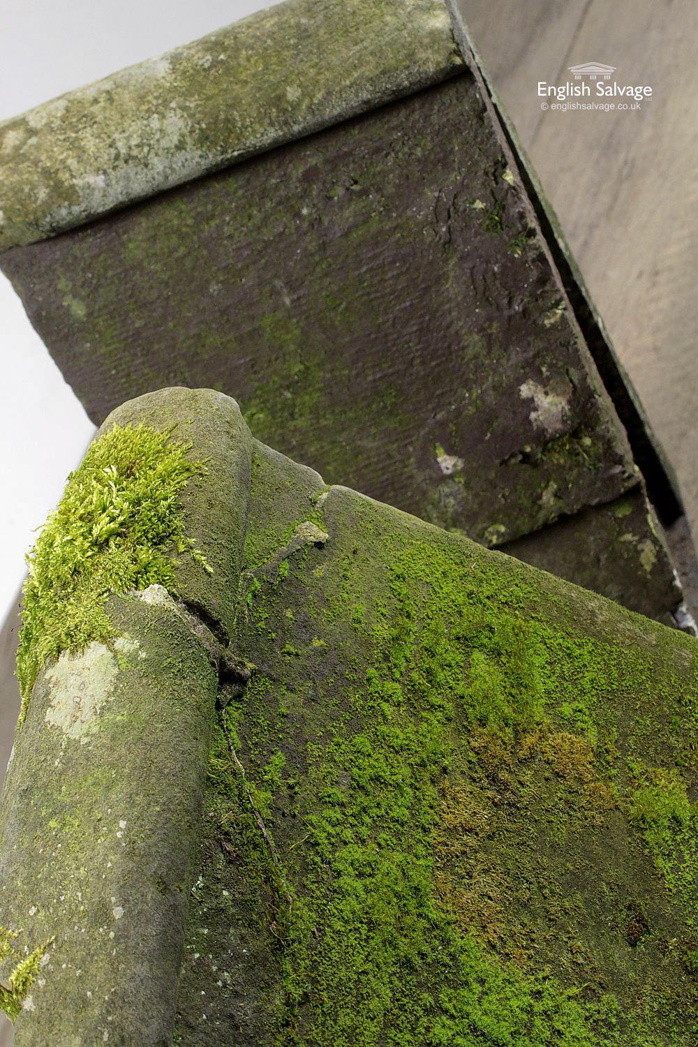 Reclaimed Sandstone Triangular Finials, 20th Century For Sale 1