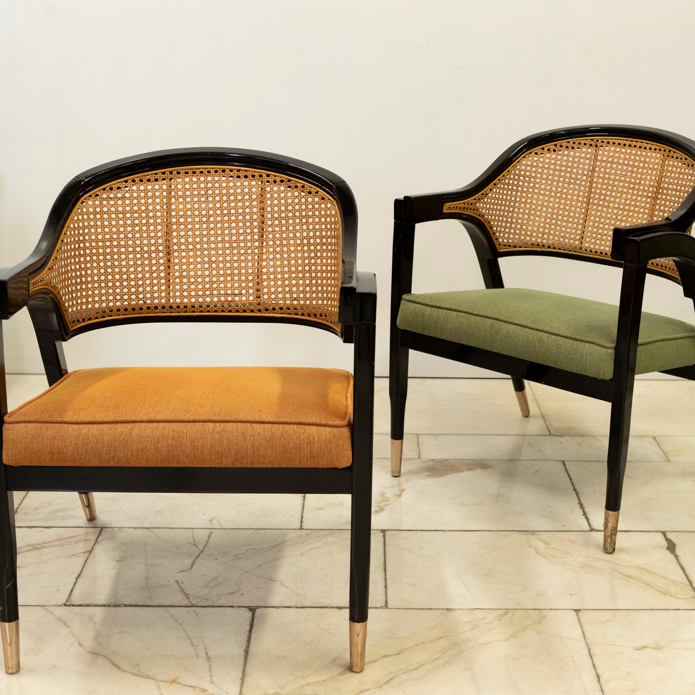 Set di 10 sedie da pranzo di ispirazione mid century recuperate  Edward Wormley in vendita 6