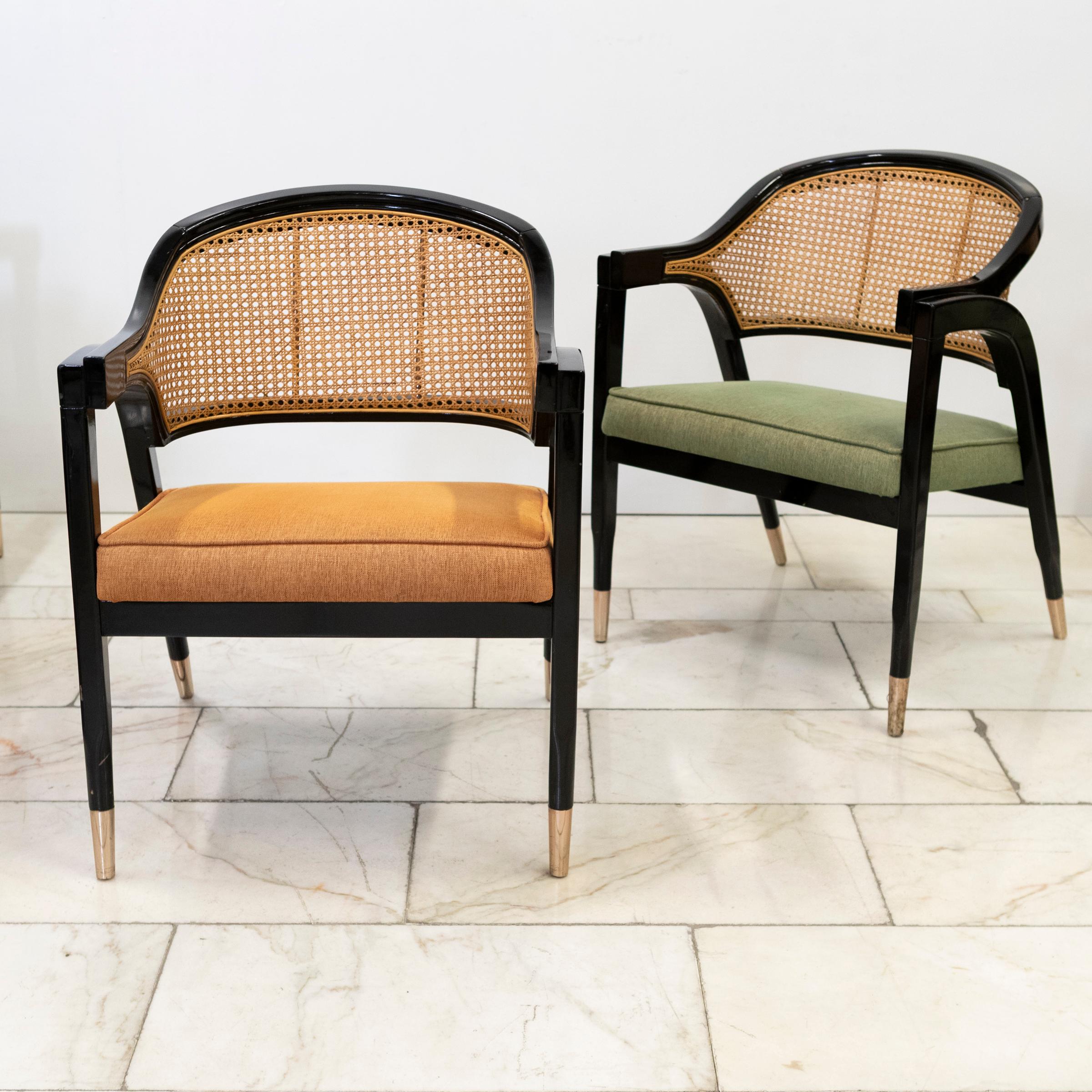 Set di 10 sedie da pranzo di ispirazione mid century recuperate  Edward Wormley in vendita 7