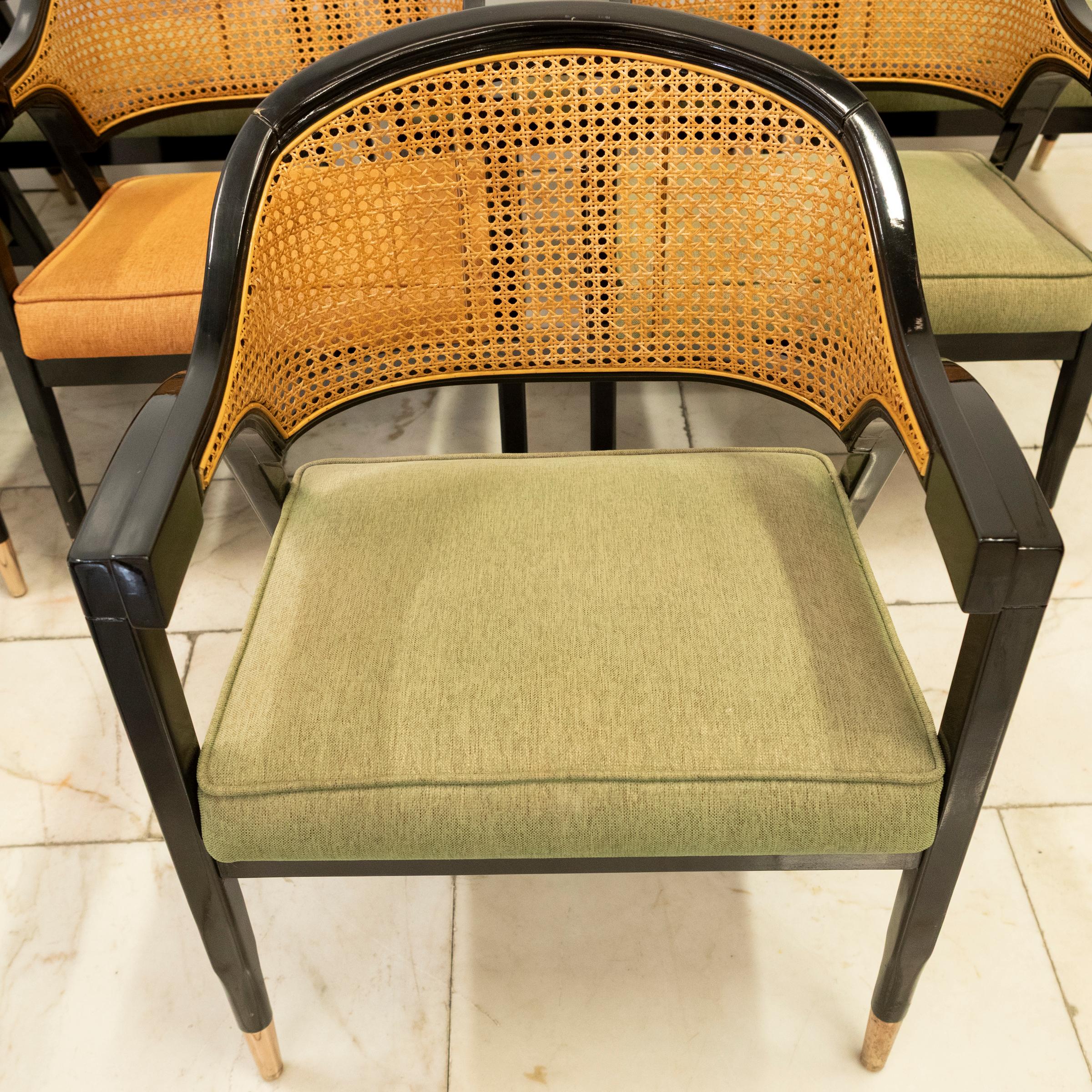 Set di 10 sedie da pranzo di ispirazione mid century recuperate  Edward Wormley in vendita 2