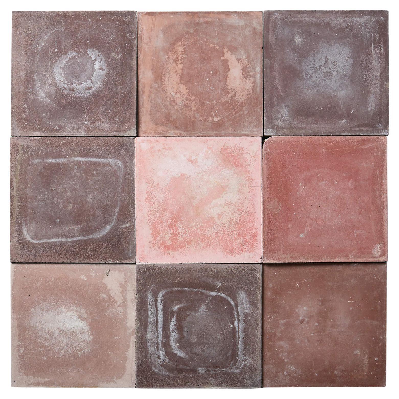 Reclaimed Shades of Purple
Pink Cement Floor or Wall Tiles 8.4 m2 (90 ft2)