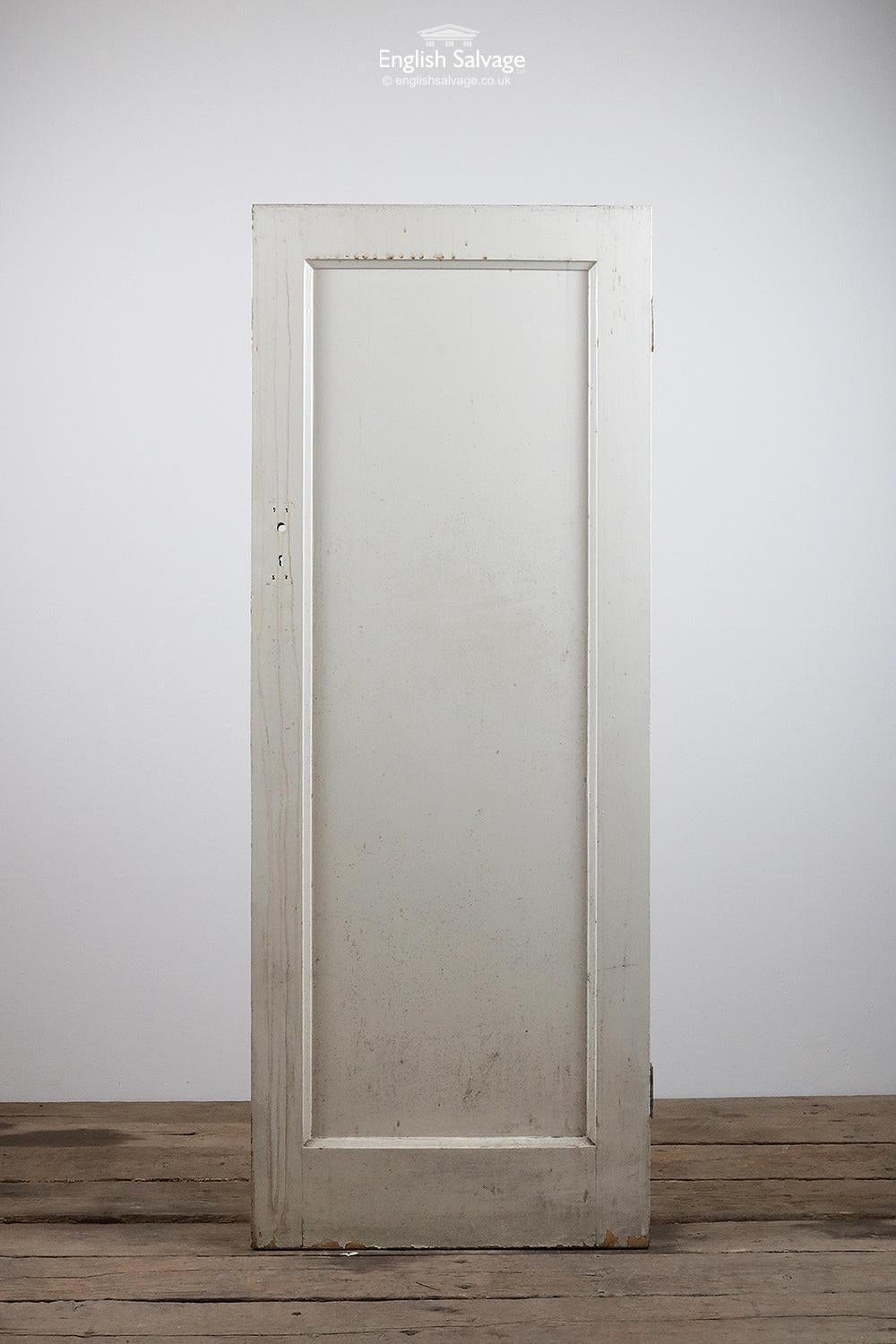 Reclaimed Single Panel Pine Door, 20th Century In Good Condition For Sale In London, GB