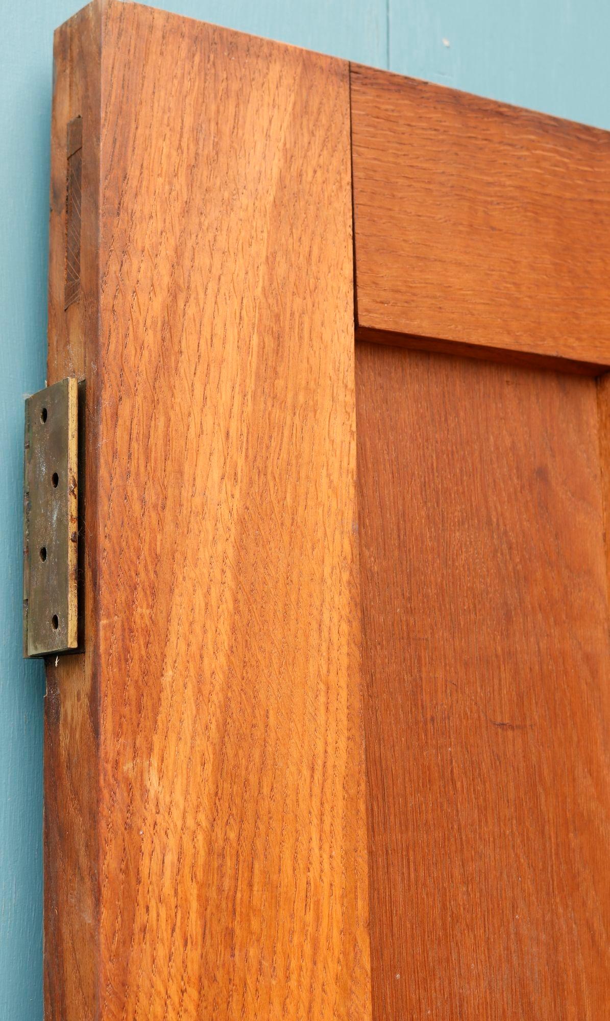 20th Century Reclaimed Solid Oak Door For Sale