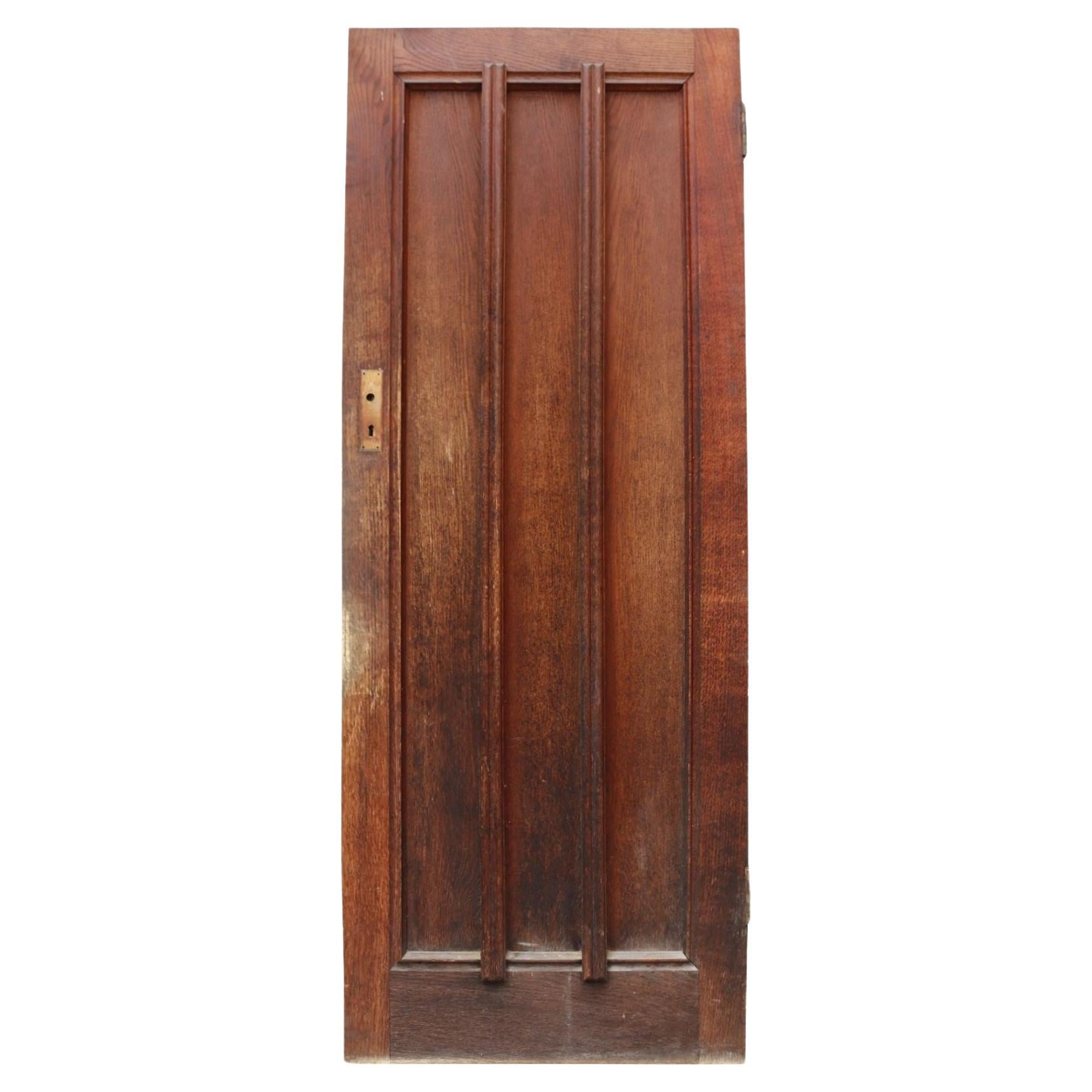 Reclaimed Solid Oak Door For Sale