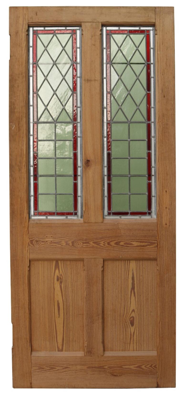 Reclaimed Stained Glass Door at 1stDibs