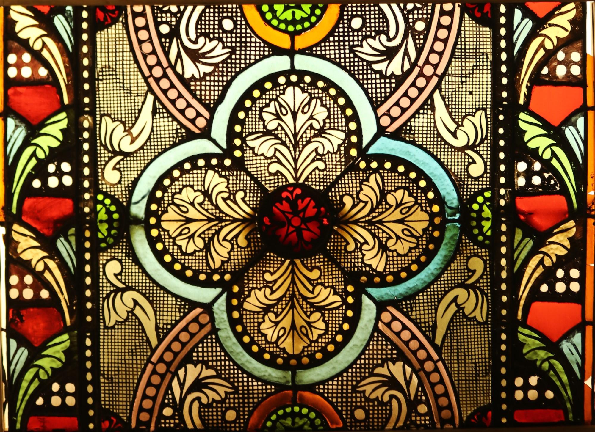 stained glass border