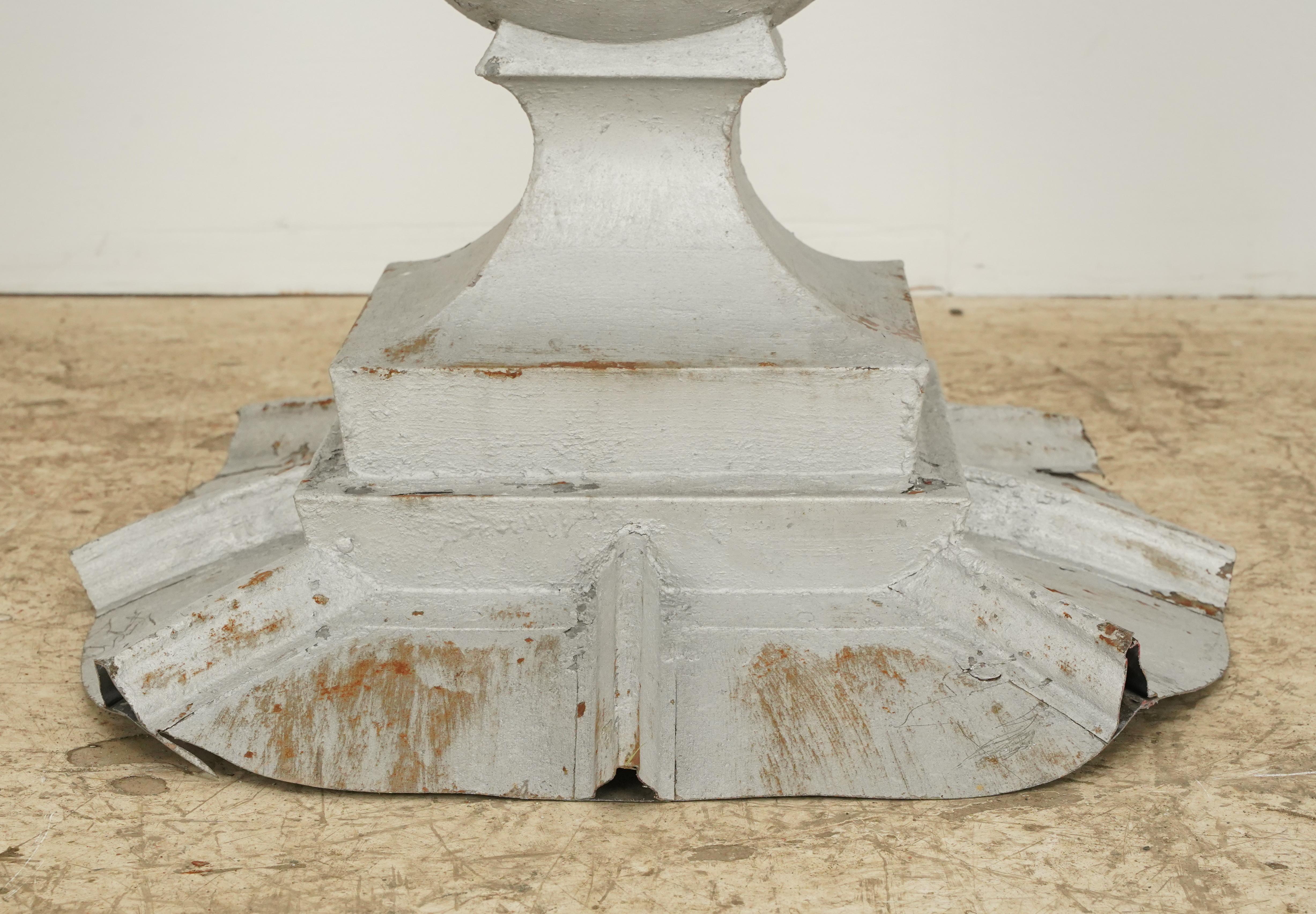 Reclaimed Steel Rooftop Finial 55 x 26 in. In New Condition For Sale In New York, NY