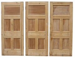 Reclaimed Stripped Pine Doors (Set of Three)