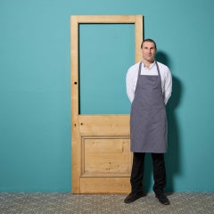 Reclaimed Stripped Pine Exterior Door for Glazing