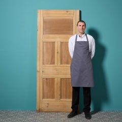 Porta interna in pino scortecciato di recupero