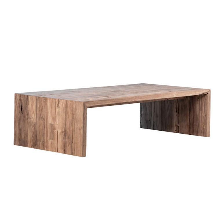 Reclaimed Teak Coffee Table In New Condition For Sale In Los Angeles, CA