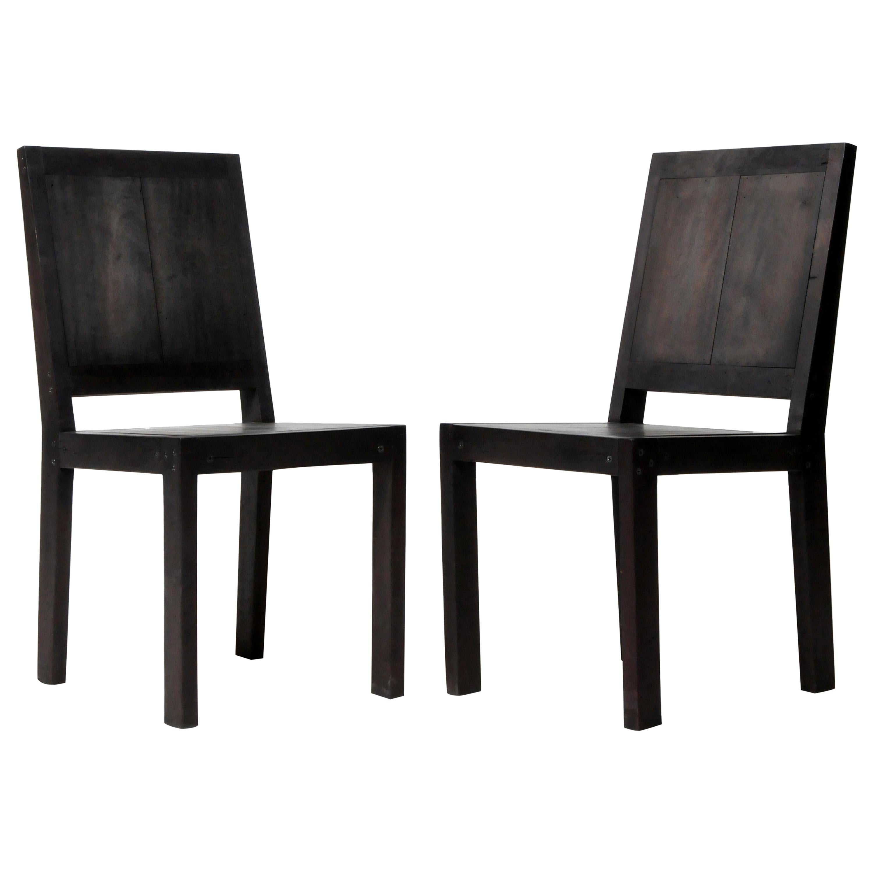 Reclaimed Teak Wood Chairs