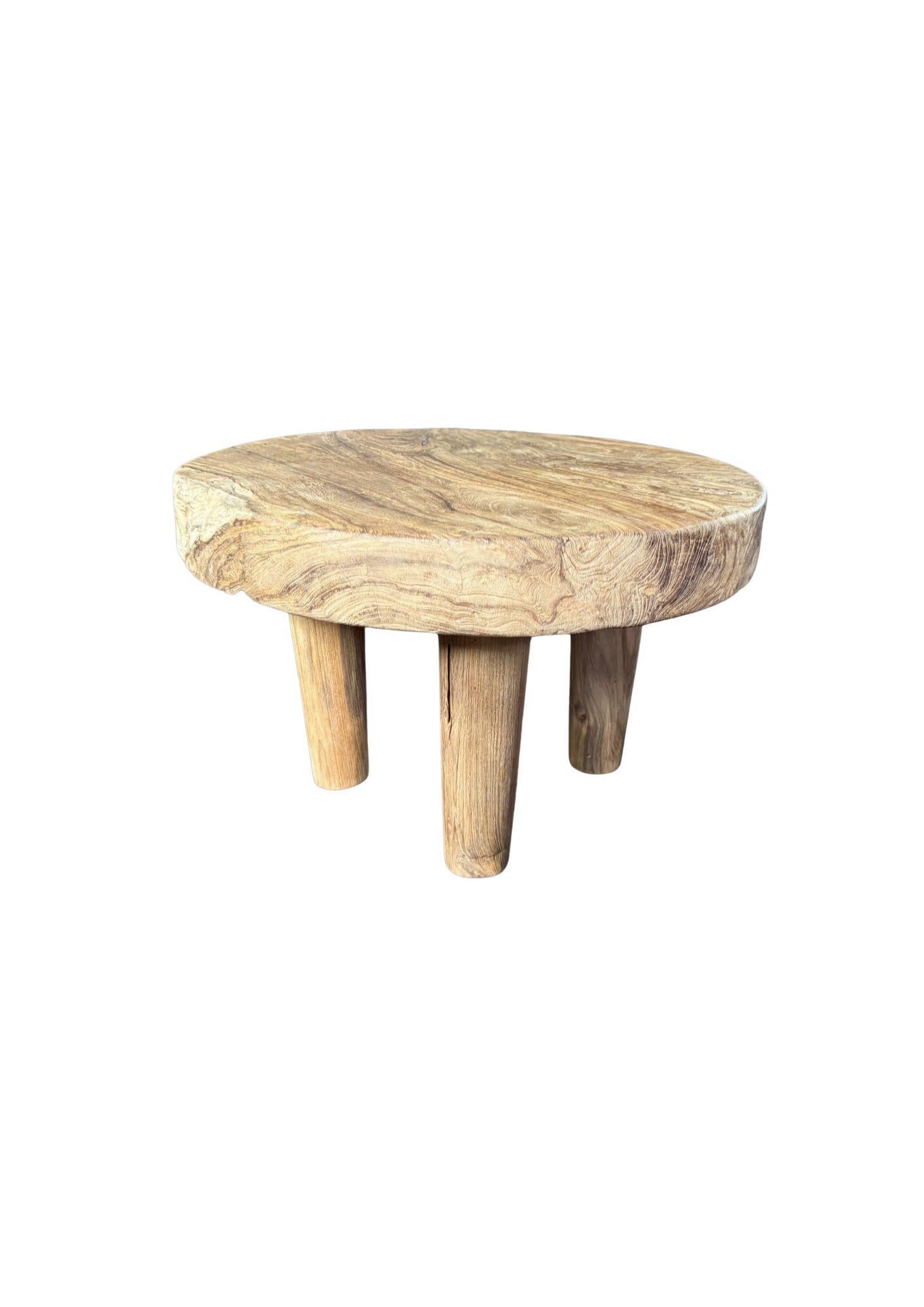 Reclaimed Teak Wood Table, Natural Finish, Modern Organic Neuf - En vente à Jimbaran, Bali