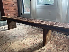 Rustic Hardwood Bench