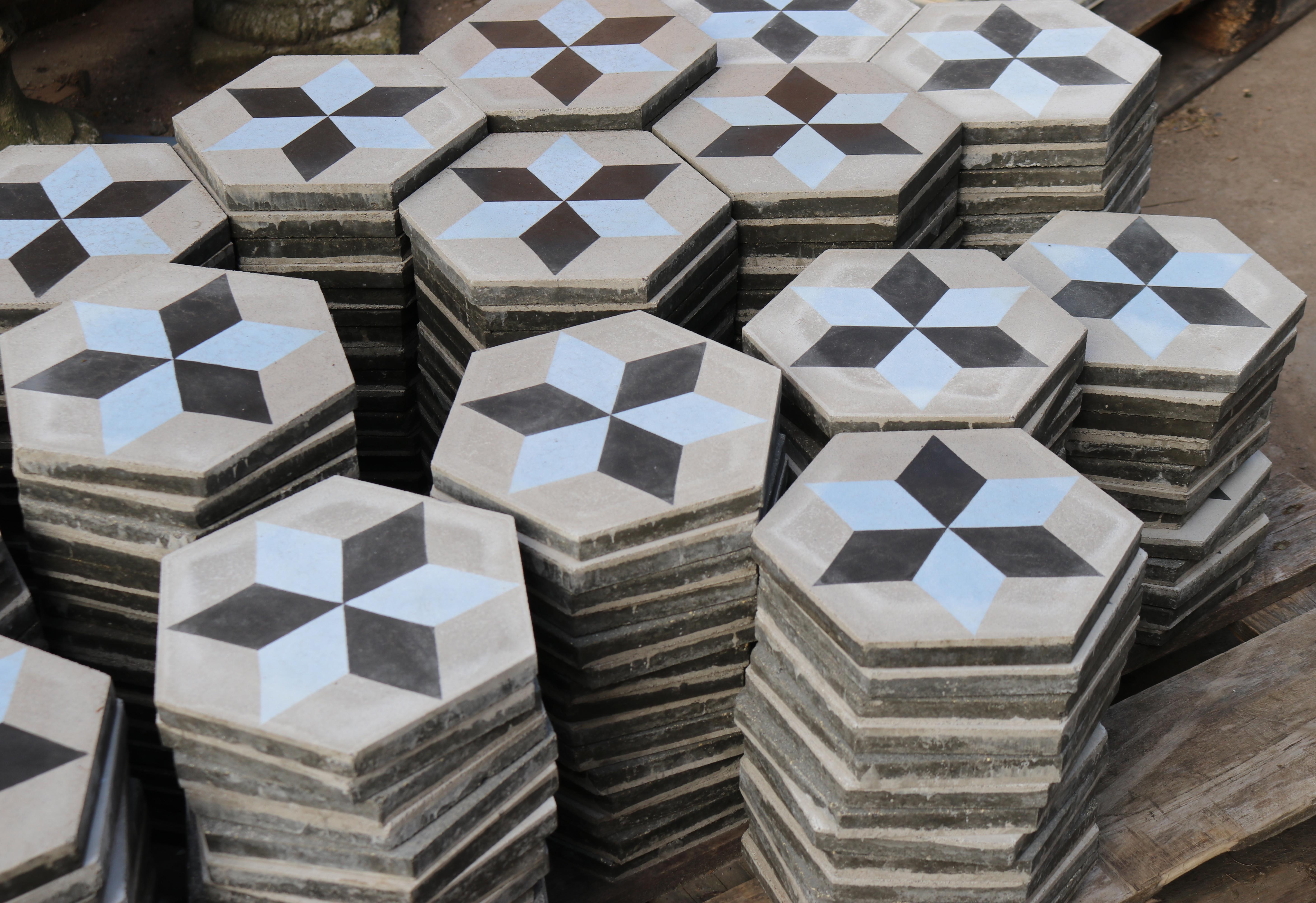Cement Reclaimed Tiles