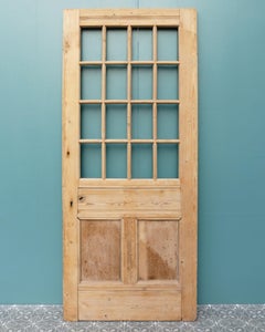 Reclaimed Unglazed Stripped Pine Front Door