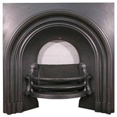 Antique Reclaimed Victorian Arched Fireplace Grate