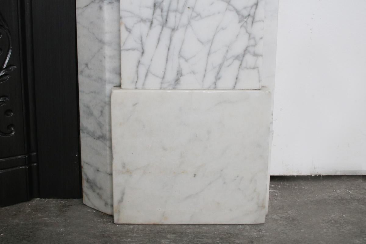 Reclaimed Victorian Carrara Marble Fireplace Surround 5