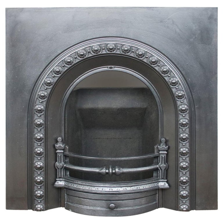 Reclaimed Victorian Cast Iron Arched Fireplace Grate For Sale At 1stdibs