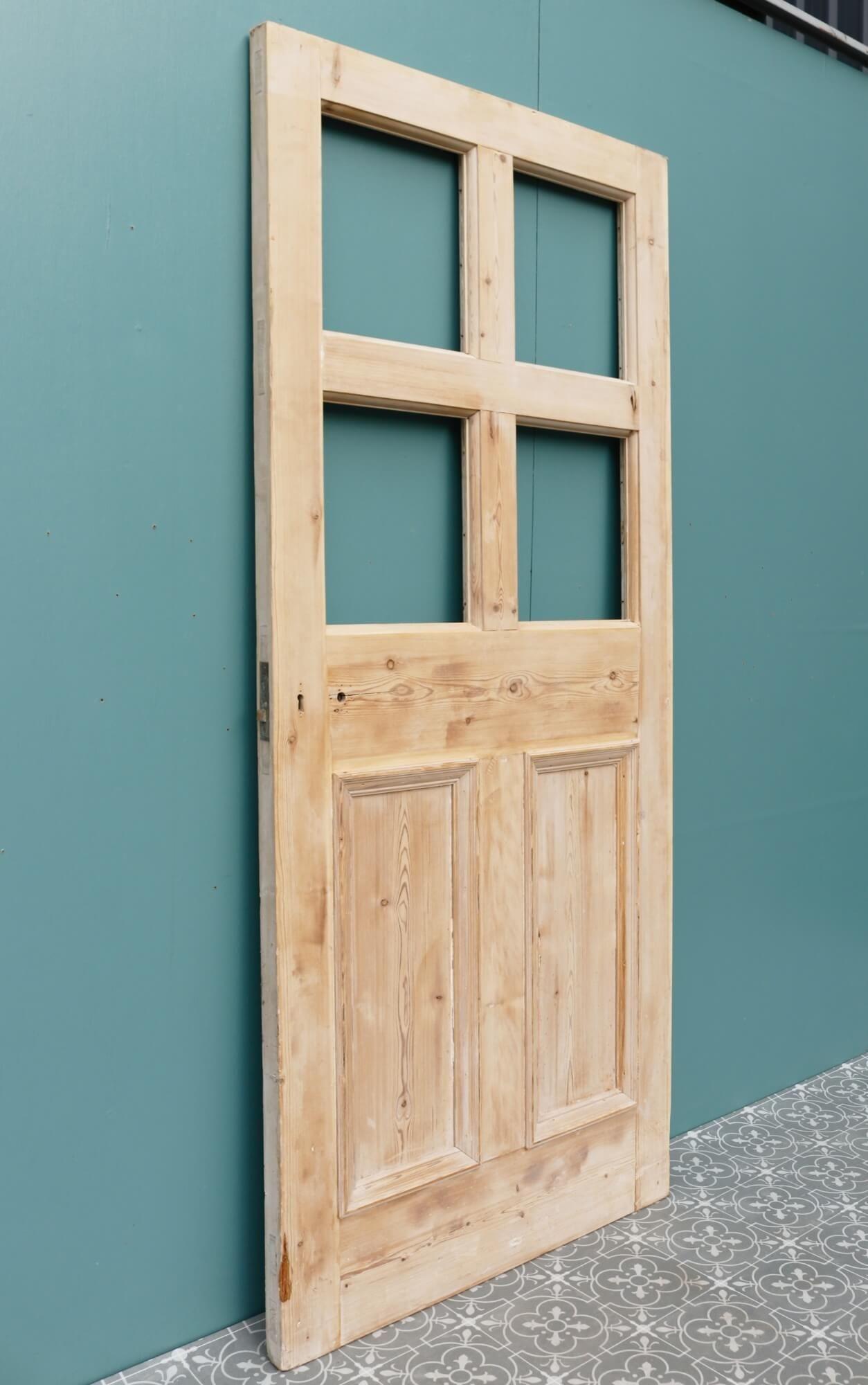 reclaimed wood front door