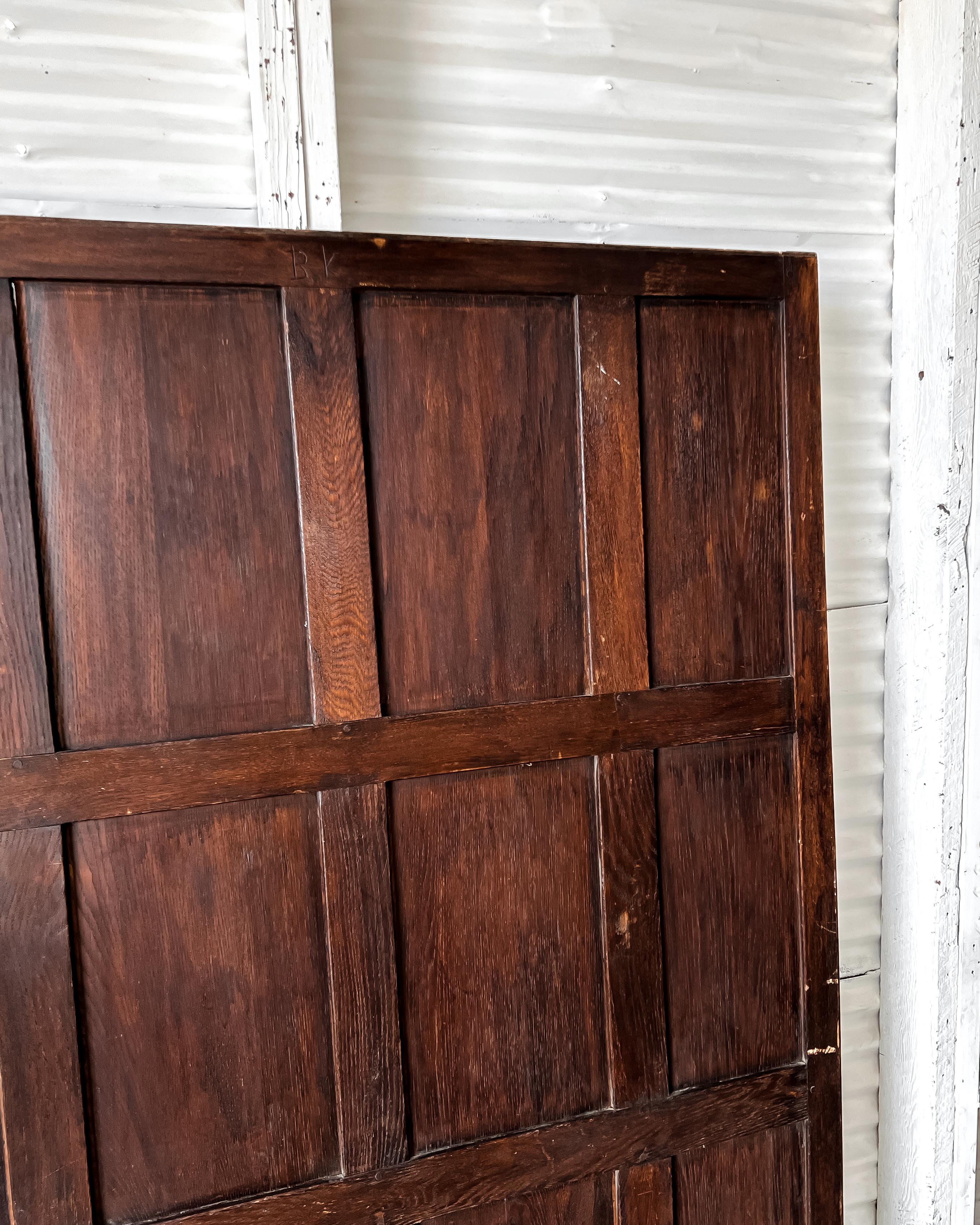 Reclaimed Victorian Handmade Oak Wall Panel 2