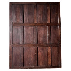 Used Reclaimed Victorian Handmade Oak Wall Panel