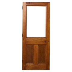 Reclaimed Victorian Oak Door for Glazing