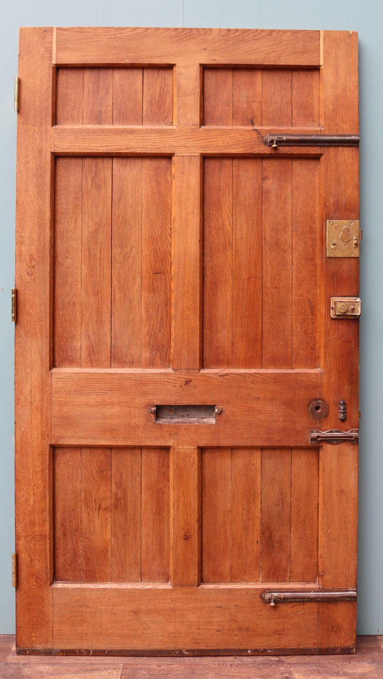 Reclaimed Victorian Oak Front Door For Sale At 1stdibs