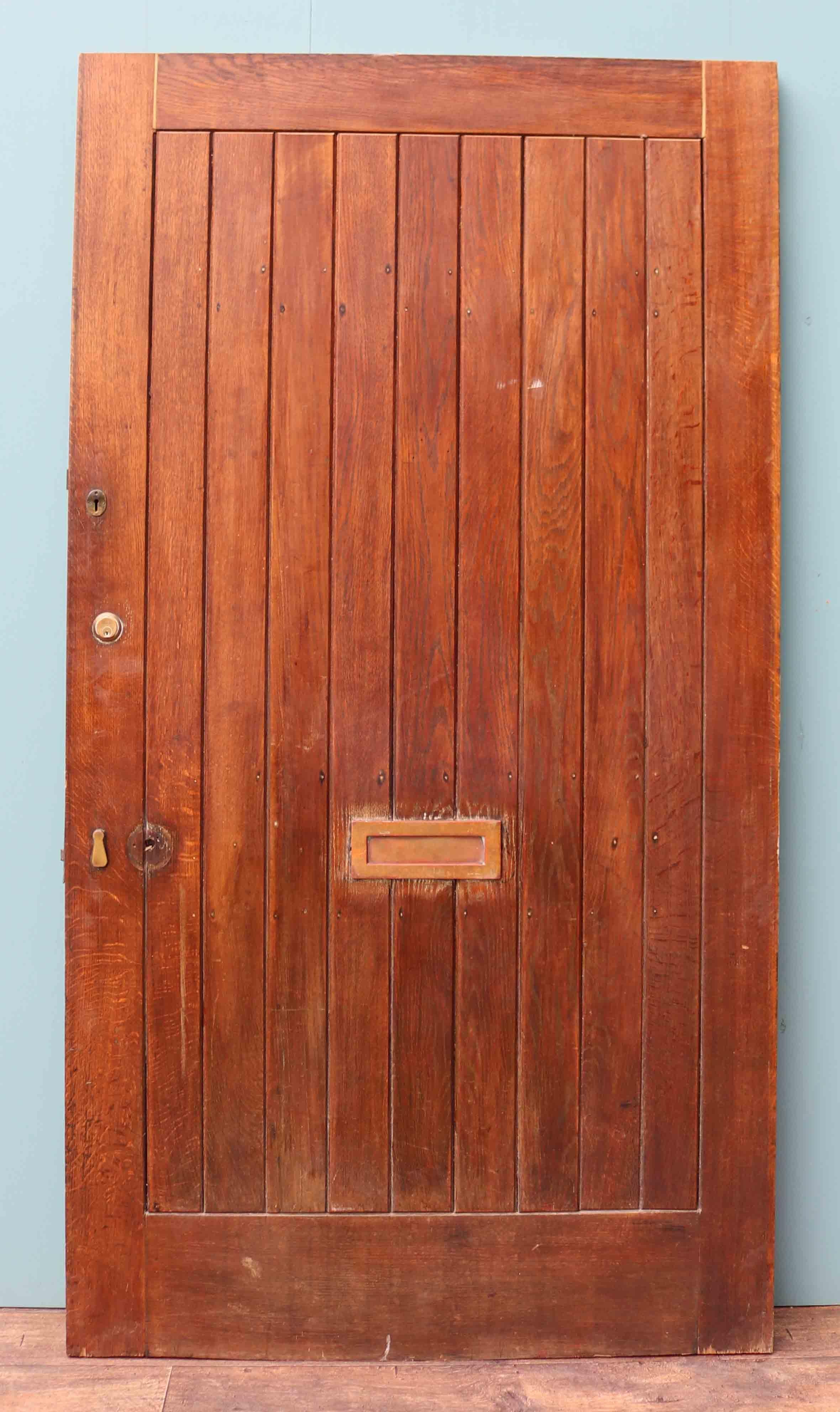 reclaimed oak front door