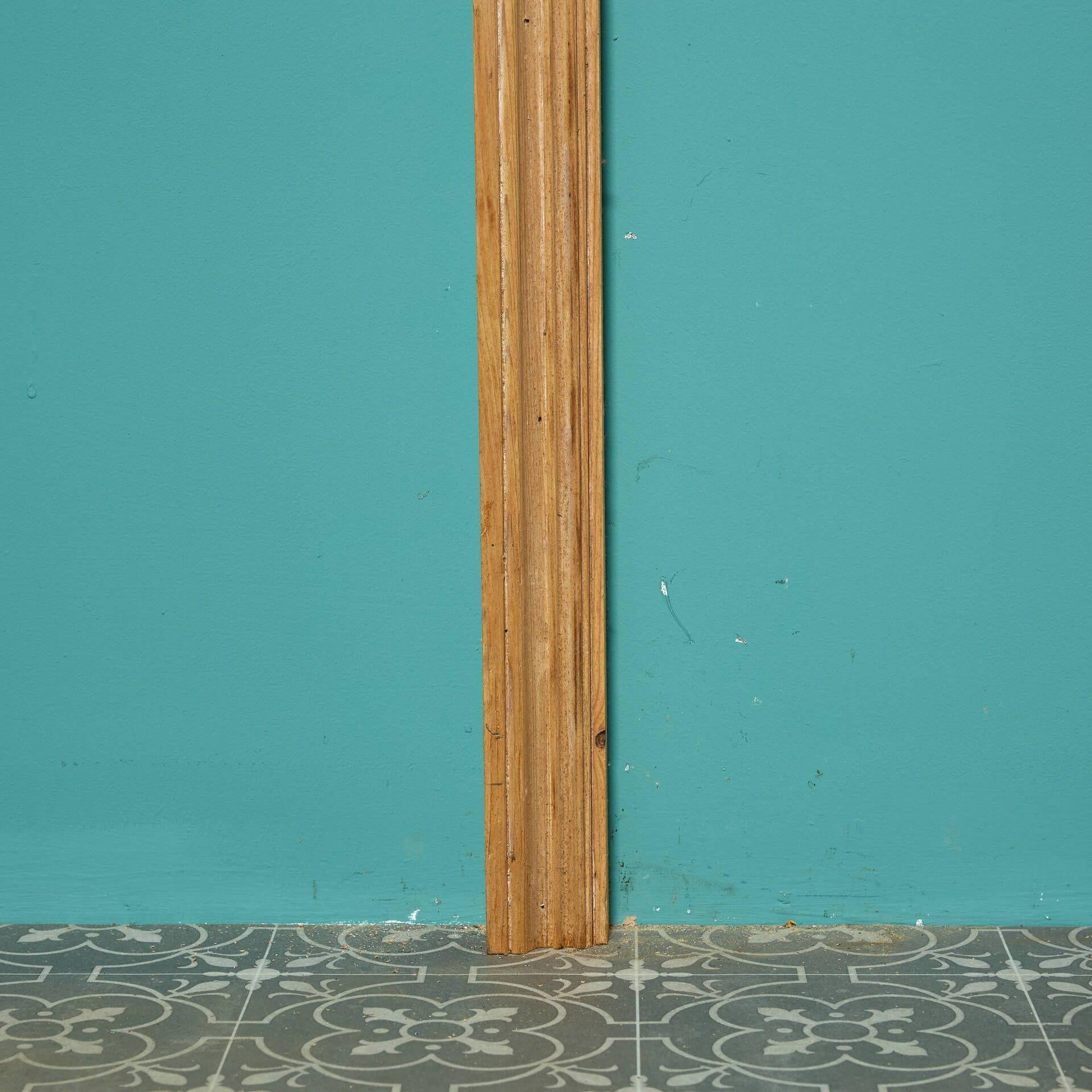 English Reclaimed Victorian Pine Fire Mantel For Sale