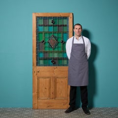 Reclaimed Victorian Stained Glass Door