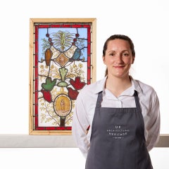 Reclaimed Victorian Stained Glass Window