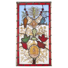 Used Reclaimed Victorian Stained Glass Window
