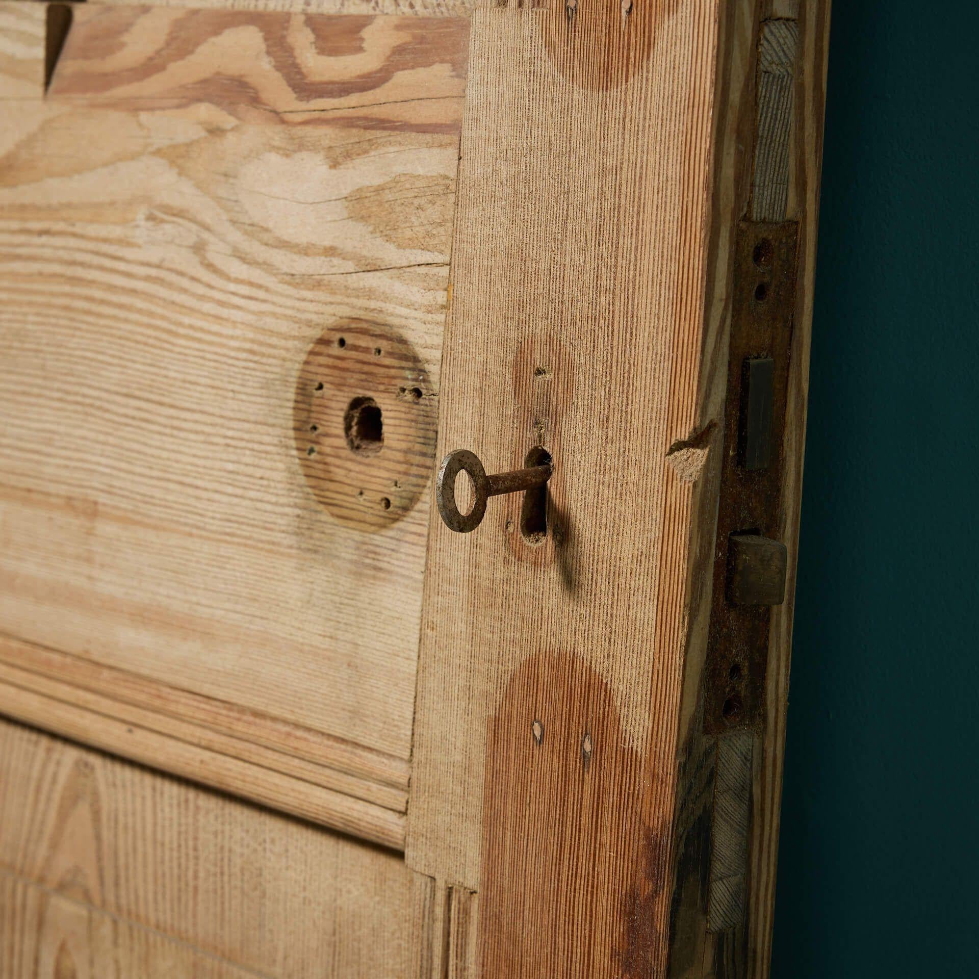 English Reclaimed Victorian Style Front Door For Sale