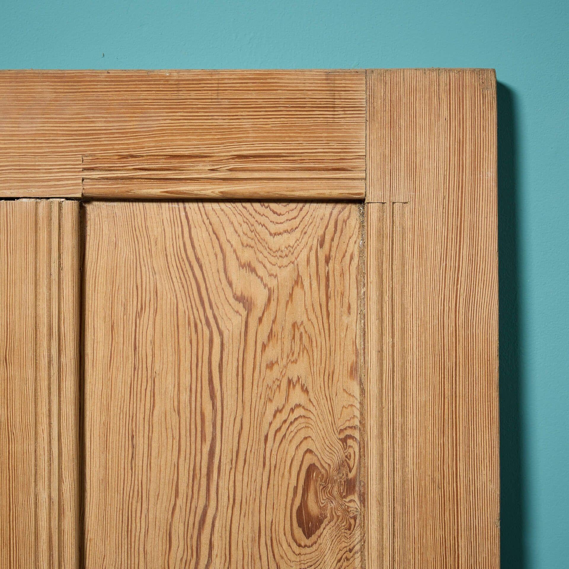 Reclaimed Victorian Style Front Door In Fair Condition For Sale In Wormelow, Herefordshire