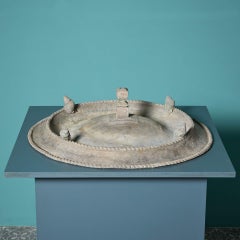 Antique Reclaimed Victorian Style Lead Birdbath