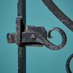 Reclaimed Victorian Style Wrought Iron Pedestrian Gate