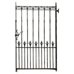 Reclaimed Victorian Style Wrought Iron Pedestrian Gate